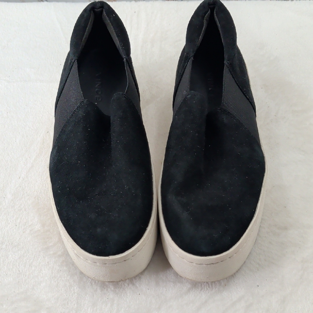 Women's Black Slip-On Sneakers
